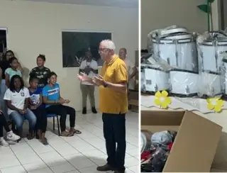 Prefeitura entrega novos instrumentos aos membros da Fanfarra Municipal de Itaetê; confira aqui